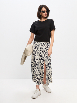 Черная футболка из хлопка One