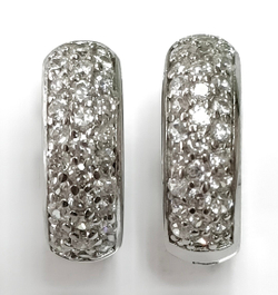 Ювелирные серьги из серебра