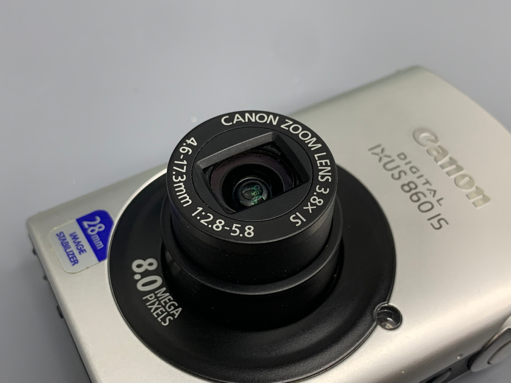 Не рабочий Canon Ixus 860 IS Ошибка объектива