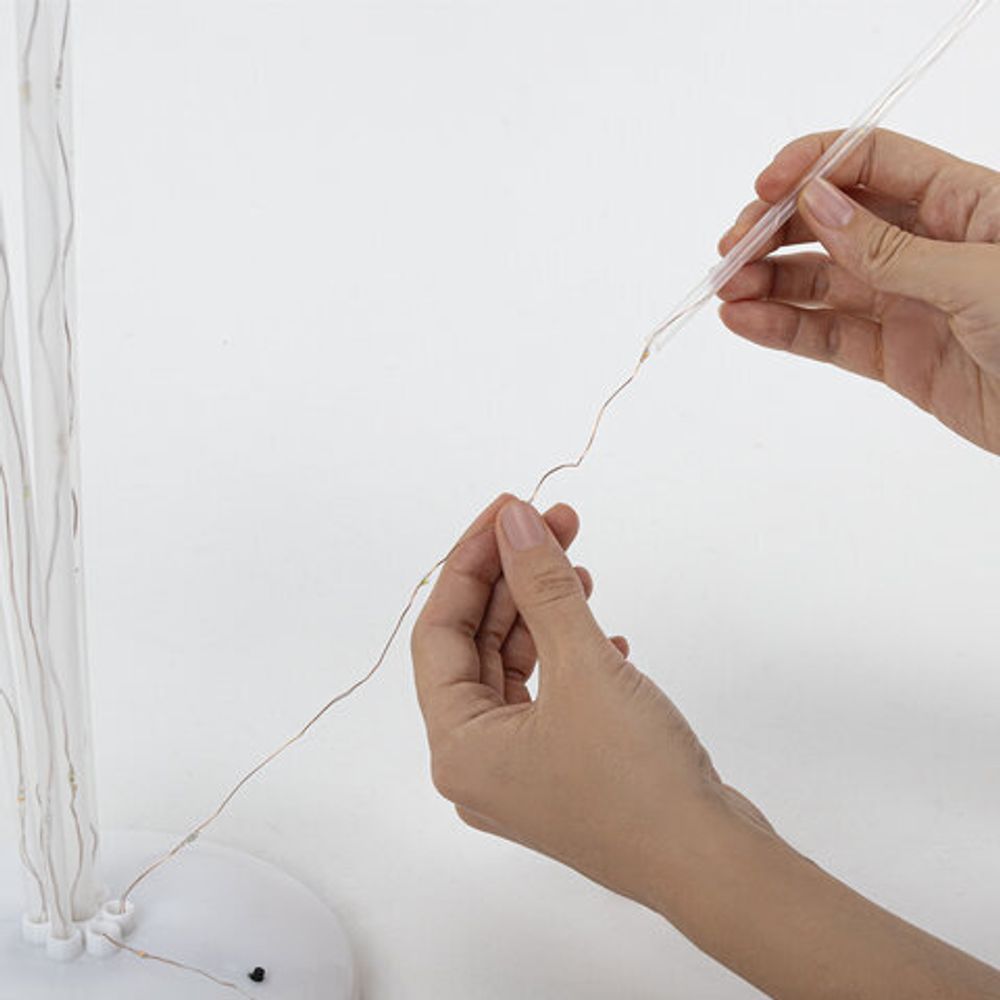 Подставка с LED для 7 воздушных шаров, высота 75 см, пластик, BRAUBERG KIDS, 591908