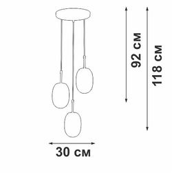 Подвесной светильник Vitaluce V28210 V28210-1/3S
