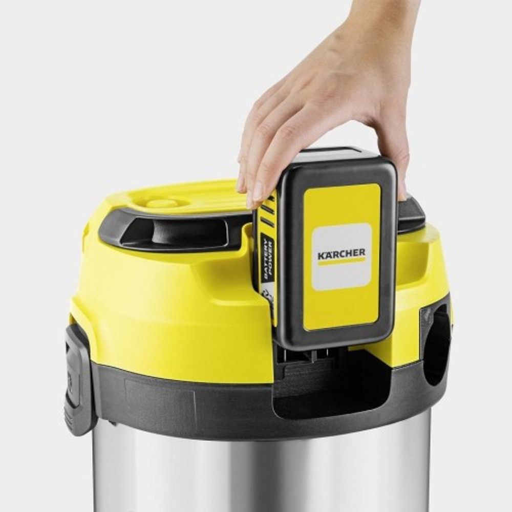 Пылесос аккумуляторный KARCHER WD 3-18 S Battery Set V-17/20 1.628-576.0