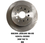 ТОРМОЗНЫЕ ДИСКИ LEXUS GS300 JZS160 1997-2005