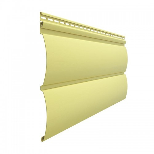 Сайдинг Виниловый Docke PREMIUM под бревно Лимон