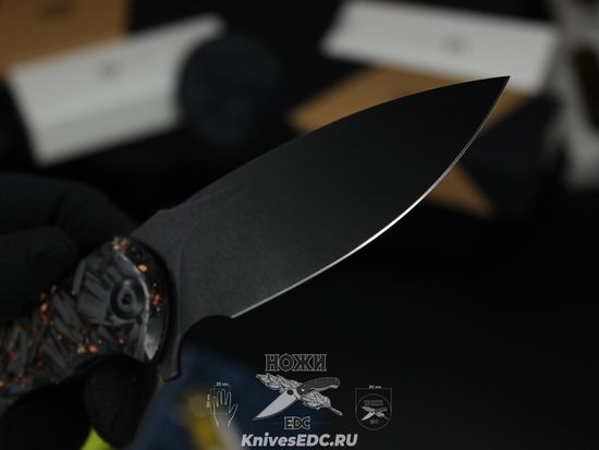 Нож складной CIVIVI Praxis C803I сталь клинка 9Cr18MoV, рукоять Carbon