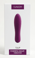 Фиолетовая вибропуля Tulip - 10,6 см.