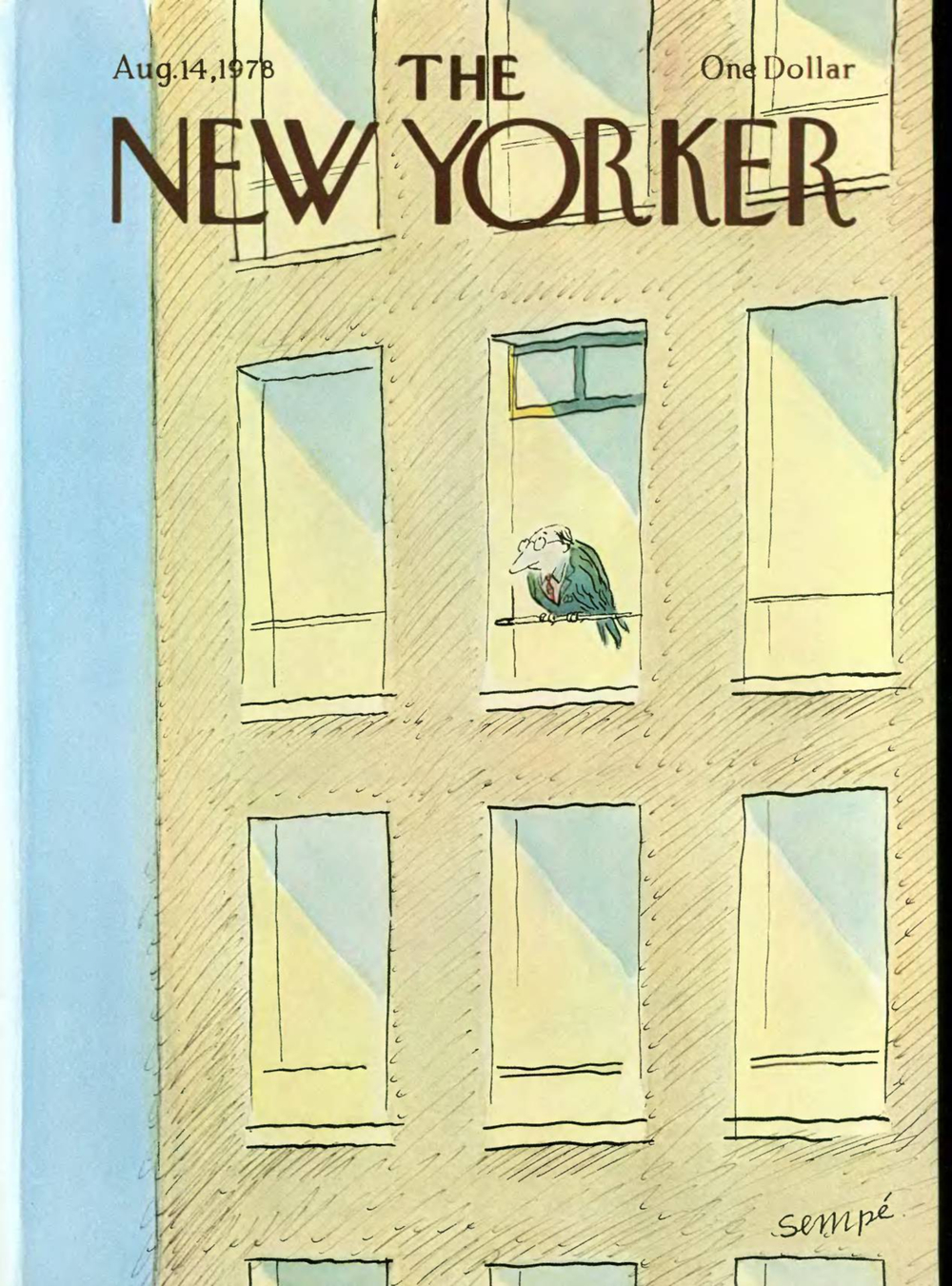 Журнал The New Yorker 14-08-1978, обложка