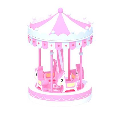 Детский аттракцион 4kids Карусель «Розовая мечта» c электроприводом