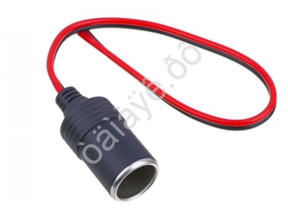 Гнездо прикуривателя универсальное на проводах, 0.75мм2, 120Вт, 30см, 12В/10А NEW GALAXY 738030