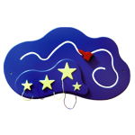 Настенная дидактическая панель с подвесками