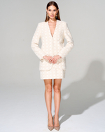 Костюм с юбкой длины мини