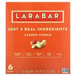 Larabar, The Original Real Fruit & Nut Bar, печенье с кешью, 6 батончиков, 48 г (1,7 унции)