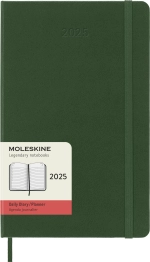 Ежедневник на 2025 год Moleskine Classic (DHK1512DC3) 13х21см твердая обложка зеленый