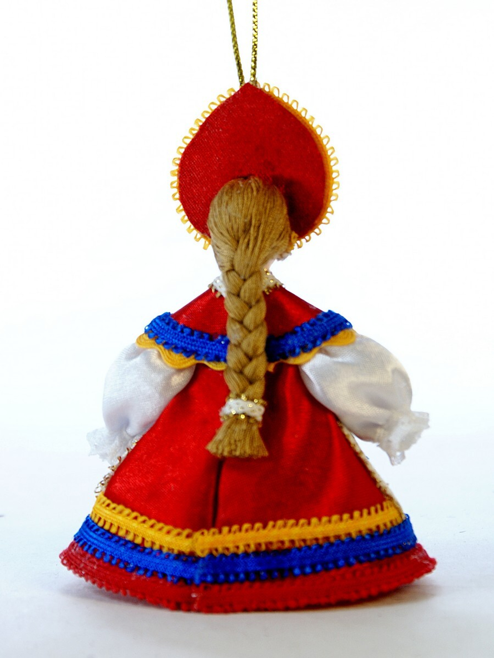 Кукла-подвеска Девушка в русском костюме