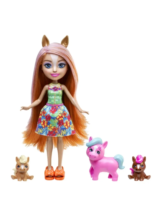 Набор Энчантималс Семья пони Пенси HXB99