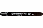 Шина для цепной пилы GREENWORKS 29777 46 см