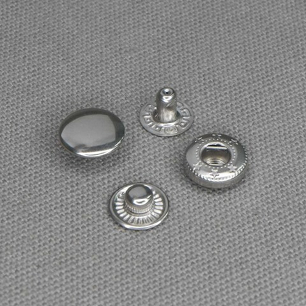 Кнопка Альфа нержавеющая сталь 10/12,5/15мм.