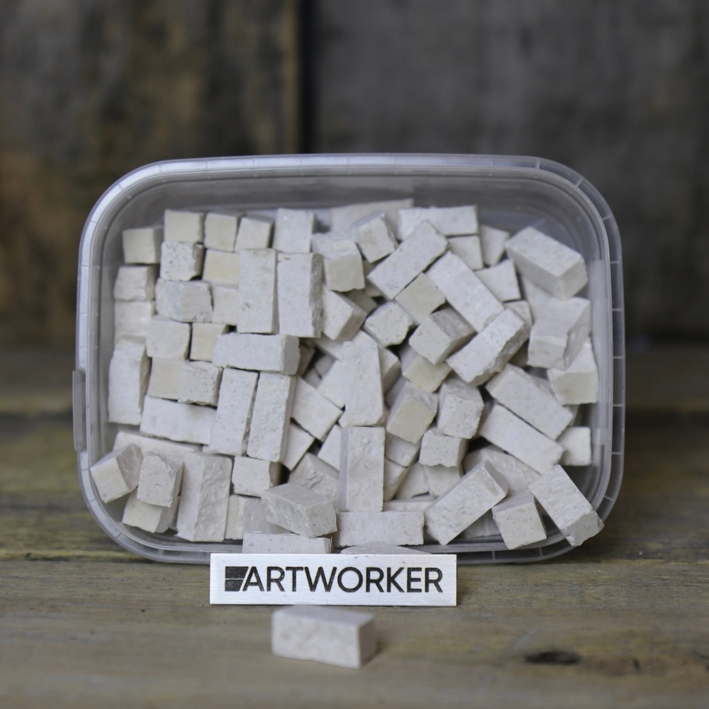 Натуральный камень колотый на модуль для мозаики