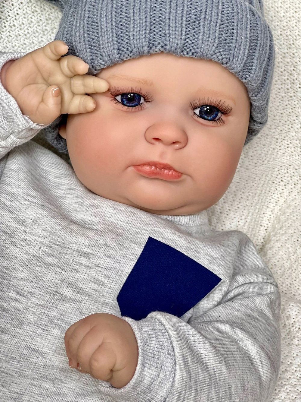 Кукла Реборн мягконабивная 55см (FA-820)