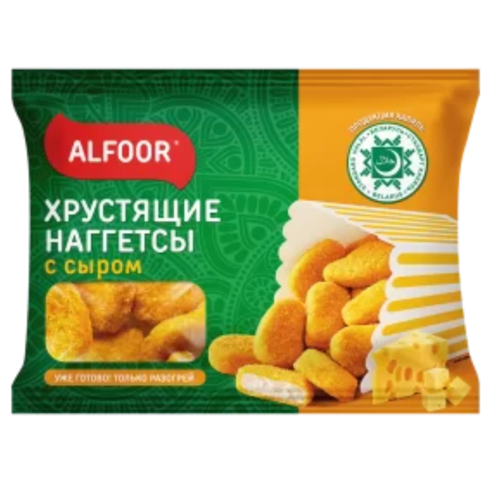 Наггетсы хрустящие Alfoor с сыром 290 гр