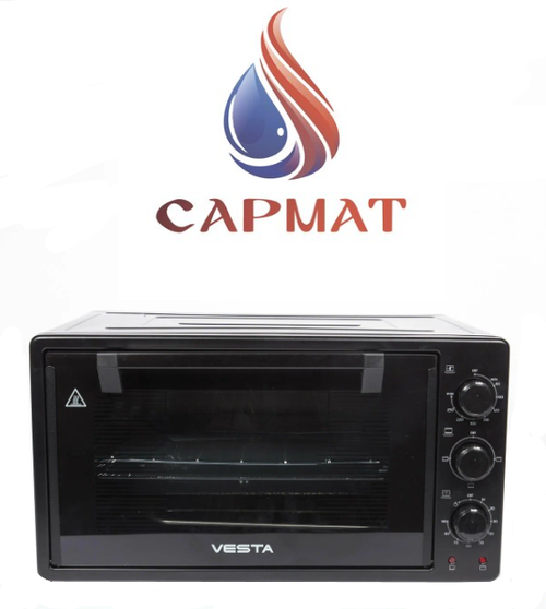 Электрическая мини-печь VESTA MP-V 2336 E чёрно/черная