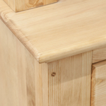 Шкаф буфет для кухни Прованс 4 двери 3 ящика из массива сосны (верхняя и нижняя часть буфета)