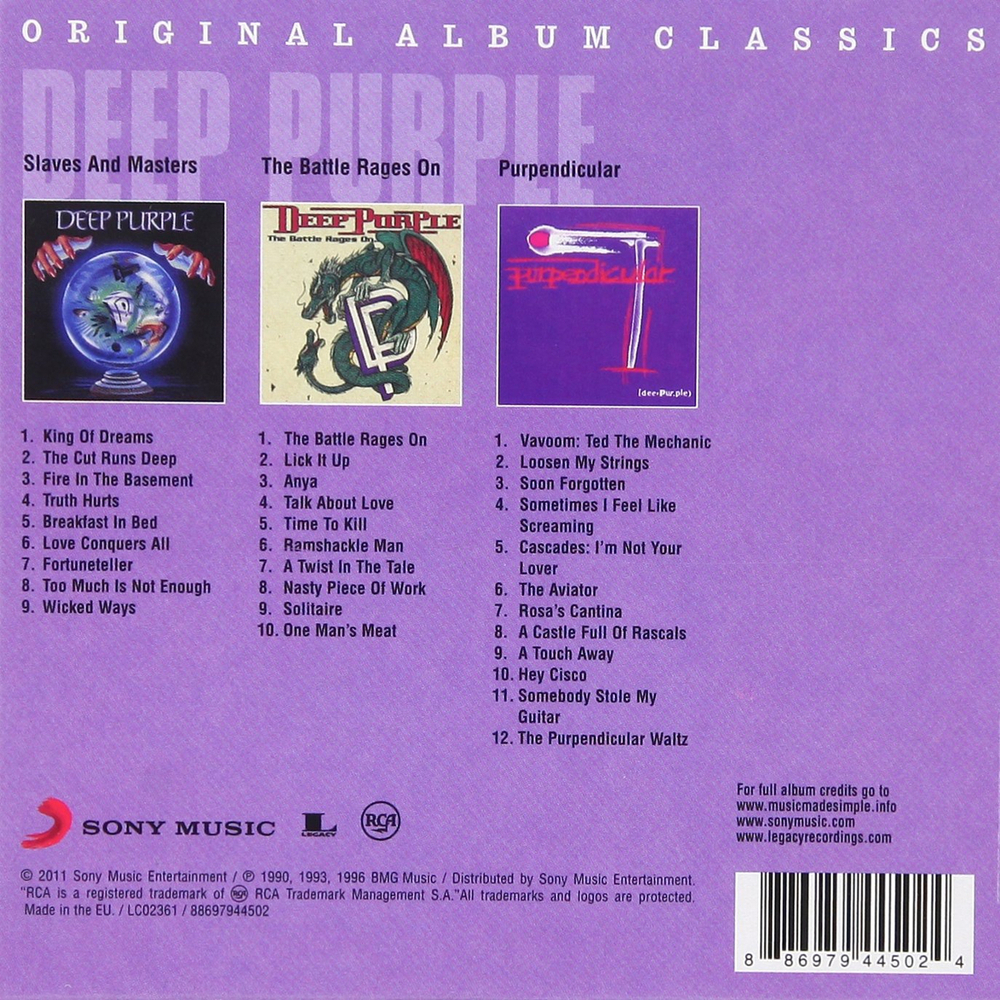 Deep Purple / Original Album Classics (3CD)