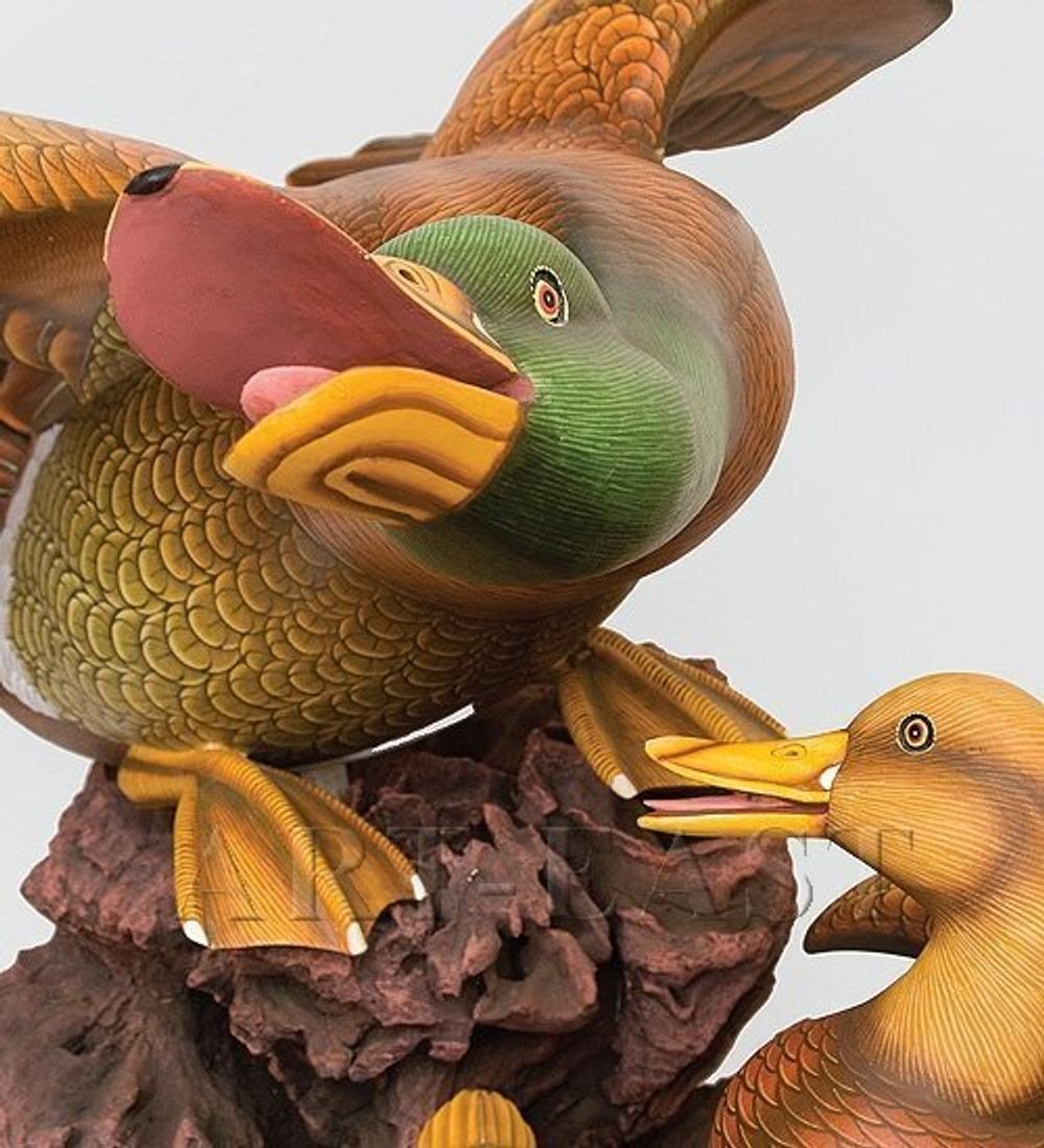 Decor and Gift 32-009 Фигура «Семейка уток» (о.Бали)