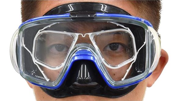 Рамка с линзами TUSA для однолинзовых масок