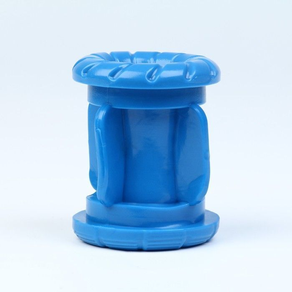 Синий сквозной мастурбатор Through SOFT (Цвет: синий)