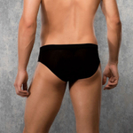 Черно-белые слипы с принтом в виде смокинга Doreanse Smoking (Размер: L) (Цвет: черный с белым)