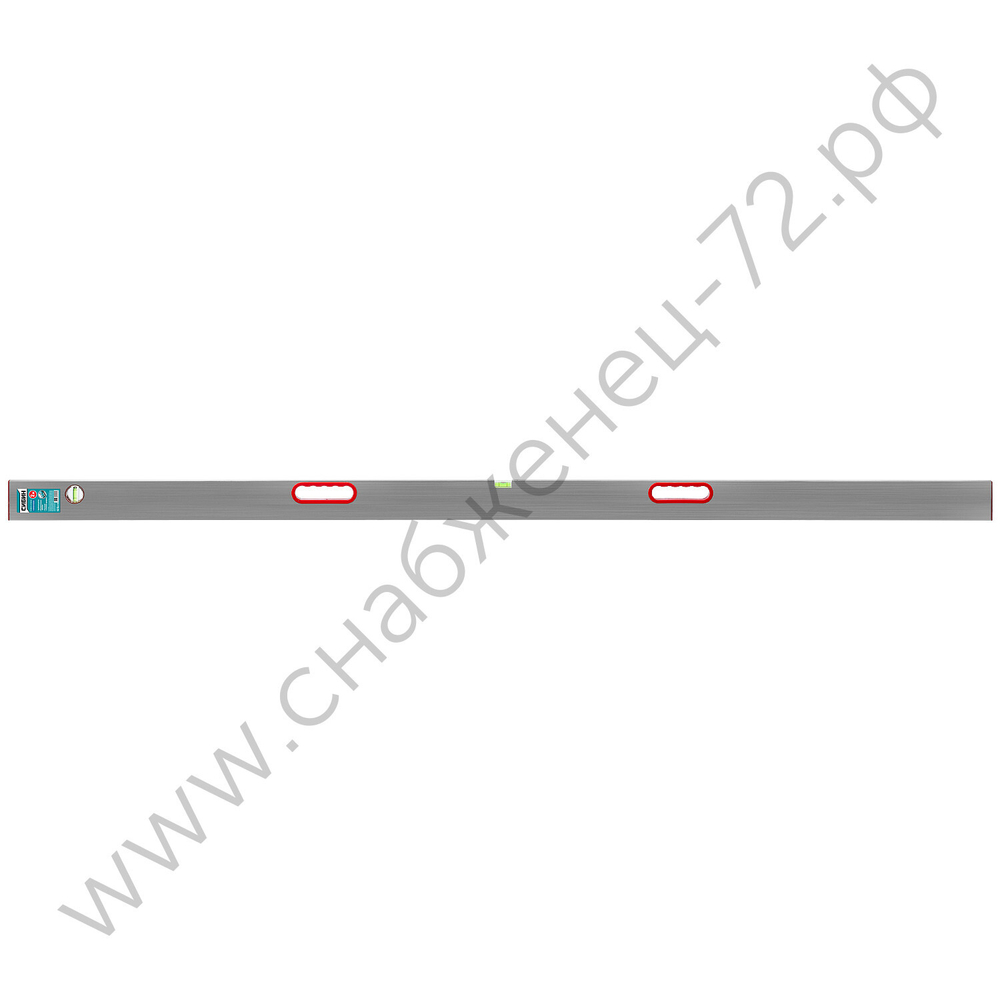 СИБИН 2 м, 2 глазка, Правило с уровнем и ручками (10726-2.0)