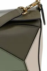 Маленькая сумка на плечо Loewe Puzzle зеленый