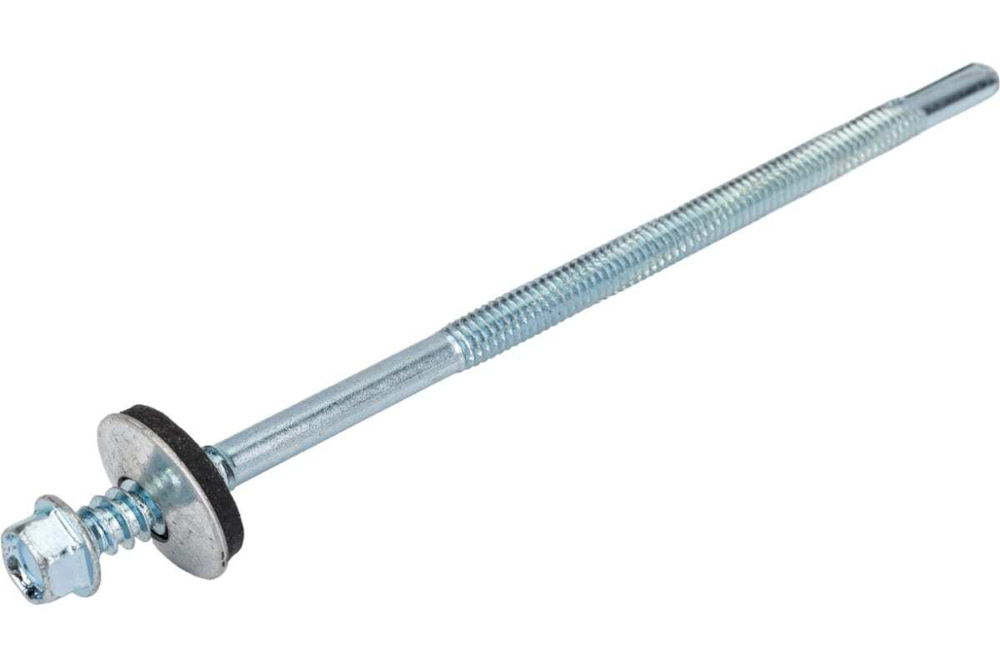 САМОРЕЗЫ СТРОЙБАТ Д/СЭНДВИЧ-ПАНЕЛЕЙ БЕЛЫЙ ЦИНК 6,3Х130 20ШТ