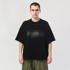 Футболка CODERED Wide T Bent Grid Box, черный