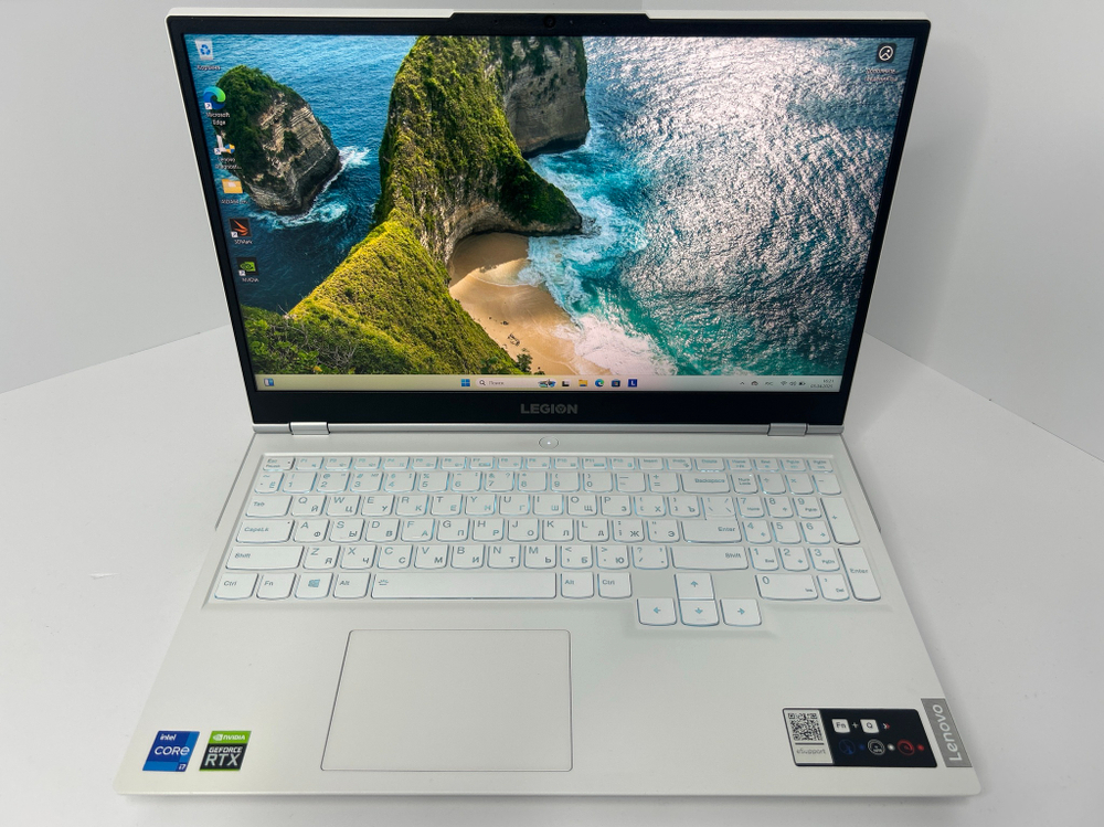 Ноутбук Lenovo Legion 5 15ITH6H (82JH001JRK) 15.6"/Intel Core i7-11800H/RAM 16GB/SSD 512TB/NVIDIA RTX 3070 8GB/1920*1080/IPS/Windows 11/Подсветка кл-ры: LED/белый. Состояние: B1