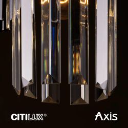 Citilux AXIS CL313413 Бра хрустальное с выключателем Бронза