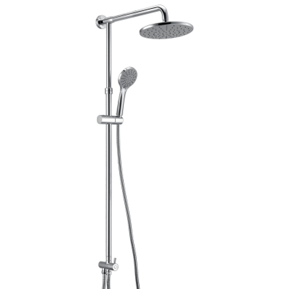Комплект душевой Wasserkraft серебряный 22,5х57,5х120 см