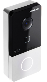 Вызывная панель Hikvision DS-KV6113-WPE1, цветная, накладная, черный