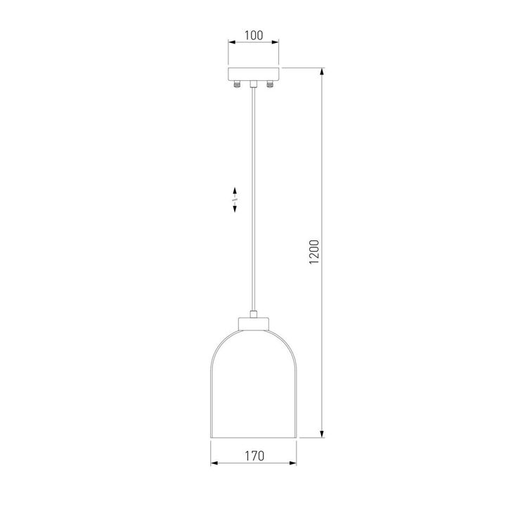 Подвесной светильник Eurosvet Tandem 50119/1 латунь