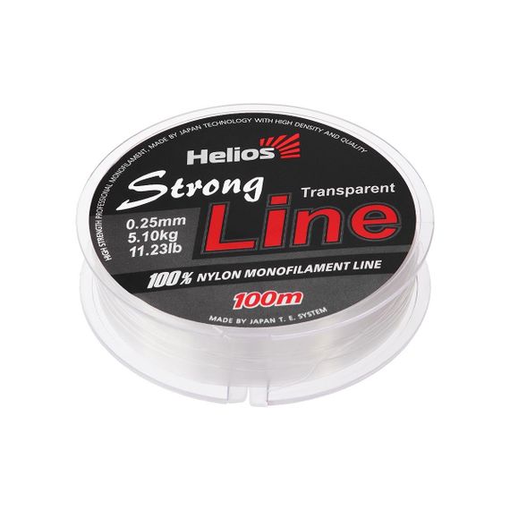 Леска Helios Strong Line Nylon Transparent 0,25mm/100 (HS-SLT-25/100)