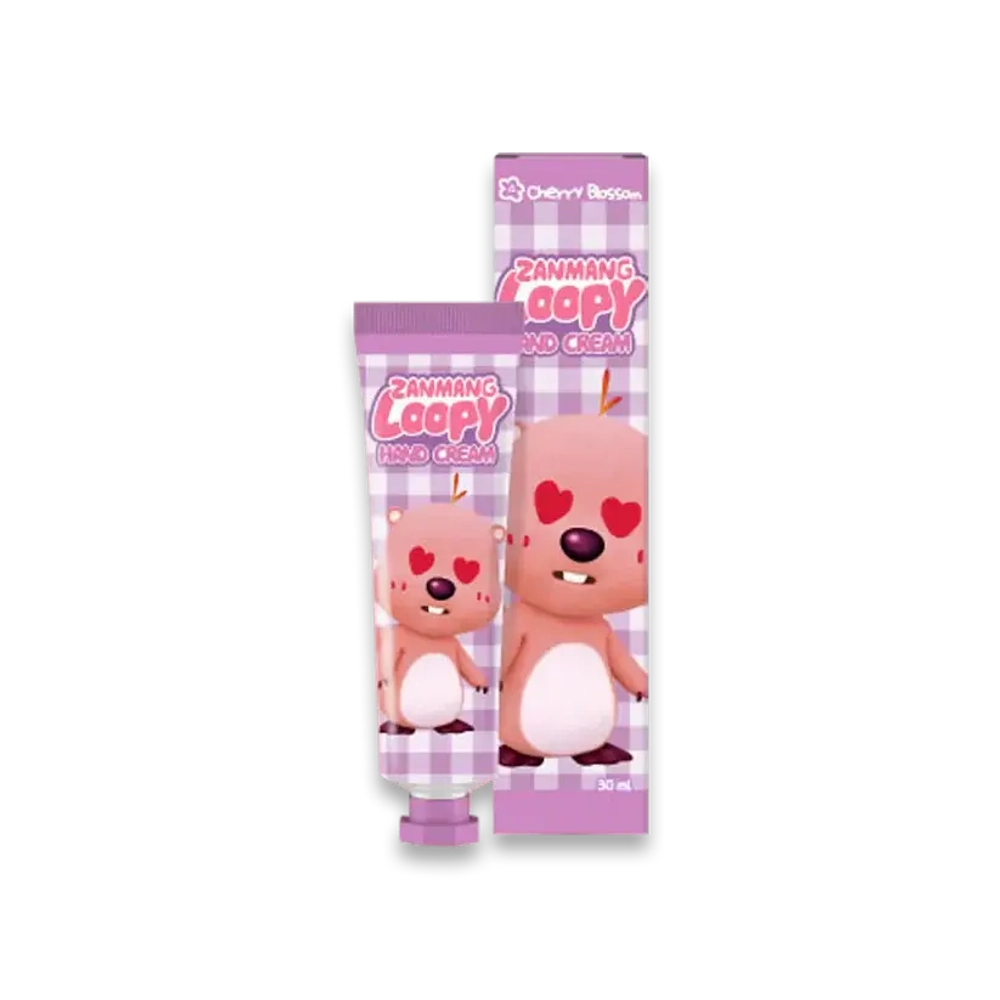 Крем для рук с ароматом цветов вишни Zanmang Loopy Hand Cream Cherry Blossom, 30 мл