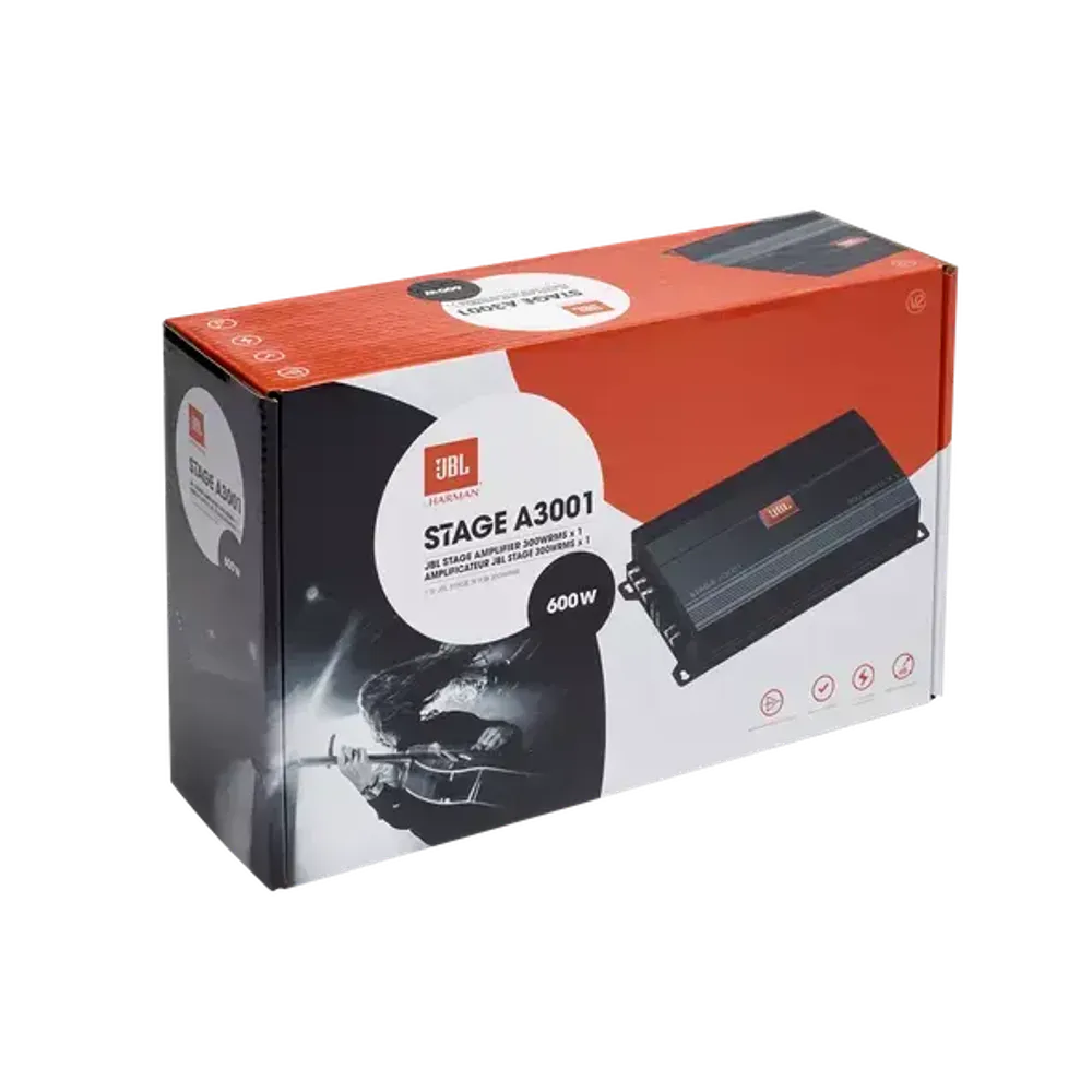 Автомобильный 1-канальный усилитель JBL STAGE A3001 - 2