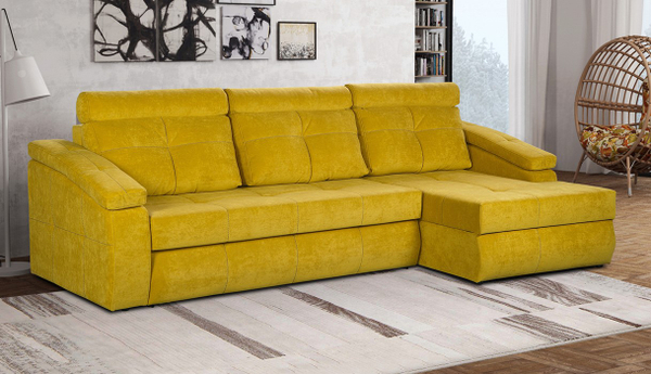 угловой диван Манчестер 2 с оттоманкой