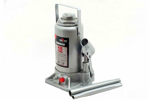 Гидравлический домкрат СЕРВИС КЛЮЧ 15 т, высота 230-460, 75015