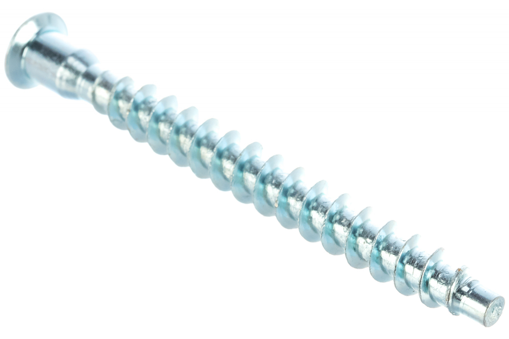 СТЯЖКА ШУРУПНАЯ  ЦИНК 7Х70  БЕЛЫЙ НЕХ 40ШТ 084240