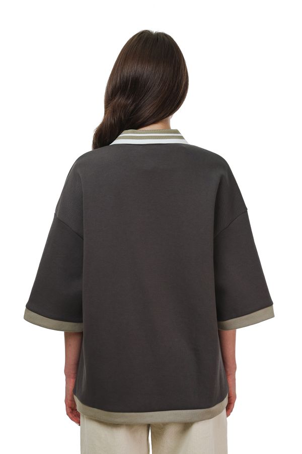 Поло серое - фото 5