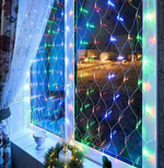 Гирлянда "сетка" 1.5x1.5м Разноцветная LED160L Rohs