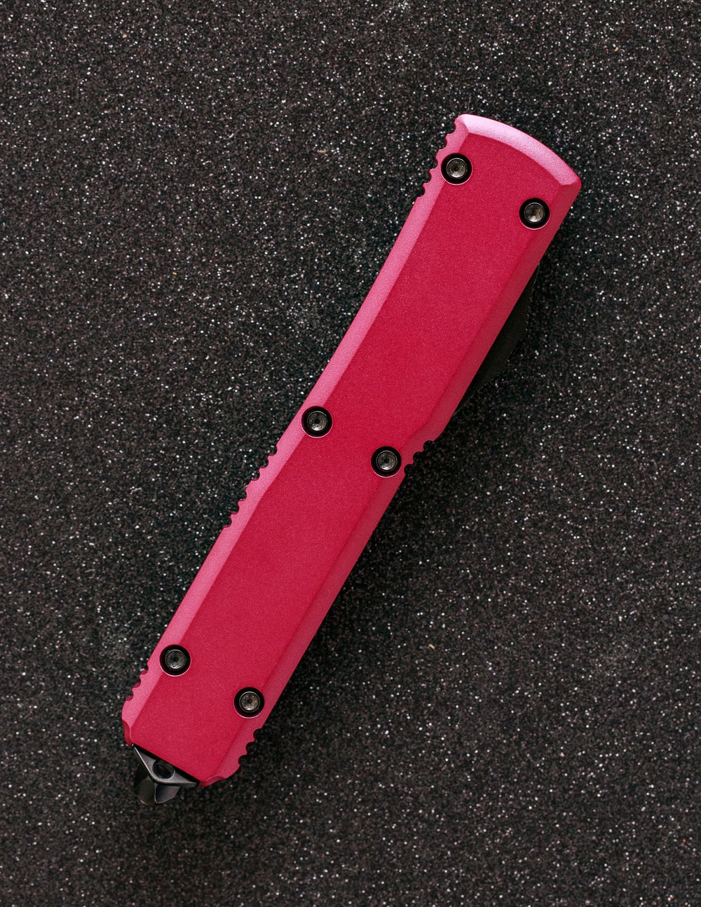 Автоматический складной нож SteelBro Ultratech T/E Tanto Cerakote Black Cherry VG-10 123-1BKCHRCS (бордовый-черный)