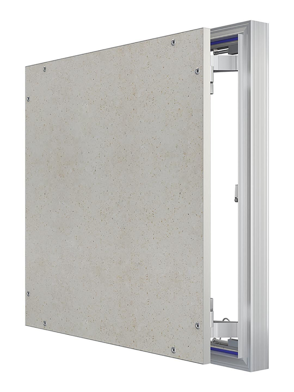 Люк ревизионный D Ceramo Optimum 500х500 скрыт.монтаж петля алюминий EVECS